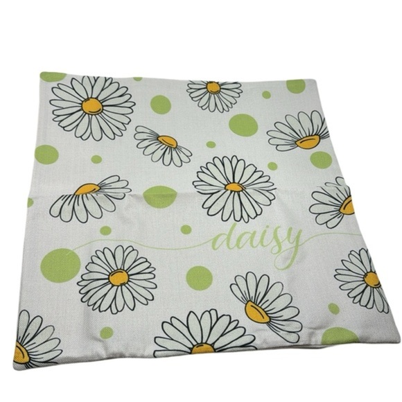 Green Floral Outdoor Throw Pillow Covers - Set of 4 - Picture 12 of 12